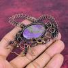 Purpurite Pendant Copper Wire Wrapped Handmade Jewelry Rabbit Gemstone Pendant