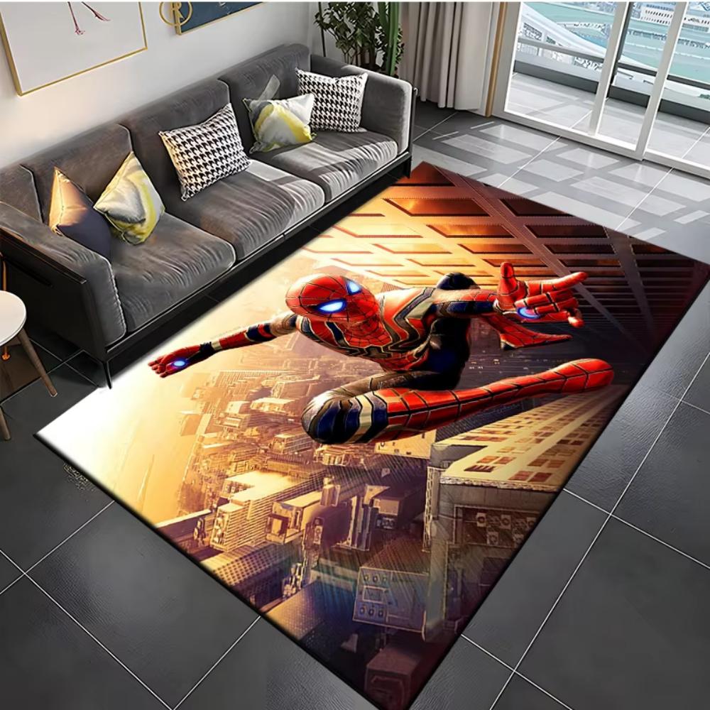 Disney Superhrdina Spiderman Vzor Velký Koberec Podložka na Podlahu do Obývacího Pokoje Ložnice Pohovková Zóna Moderní Dekor Koberec do Dětského Pokoje