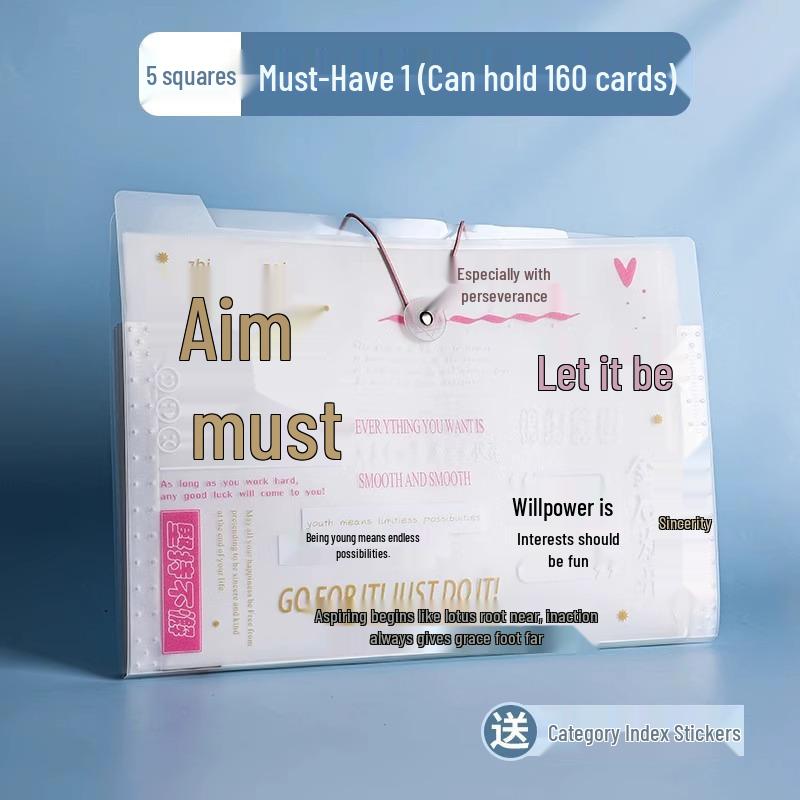 Прозрачный многослойный органайзер для файлов формата А4 для студентов