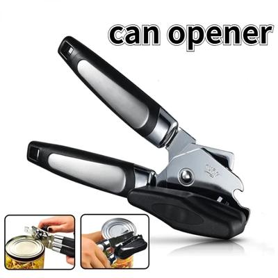 Stainless Steel Can Opener Multifunctional Grip Opener Side Cut Tins Bottle Opener Kitchen Gadgets