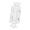 Plastic Anti dust Brush Cable Wall Plate Port Insert Cover Outlet Mount Multimedia Panel New #1