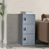 MECOLOR Vertical Single Tier Small Locker with Lock Latch 2 or 3 Compartment Storage for Employee,Home,Office,School,Kids