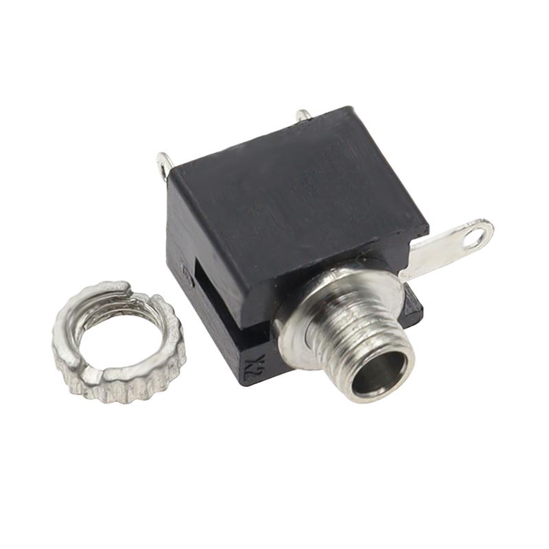 10Pcs 2.5/3.5Mm Pj301 Female Audio Connector 3 Pin Dip Headphone Jack Socket Mono Channel Pj-301M Pj301M Pj-201