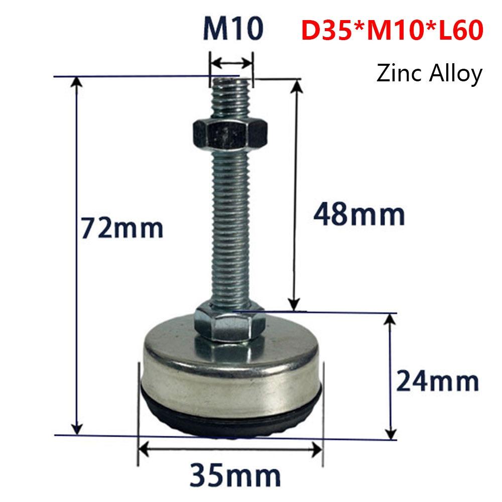 1Pcs 304 Stainless Steel Furniture Leveling Foot Table Leg Leveler  for Office Household Leveling