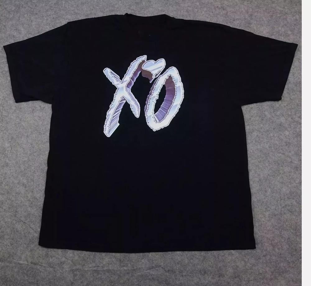 XO Black The Weeknd Unisex T shirt Tops tees Men's Women's Size S-4XL