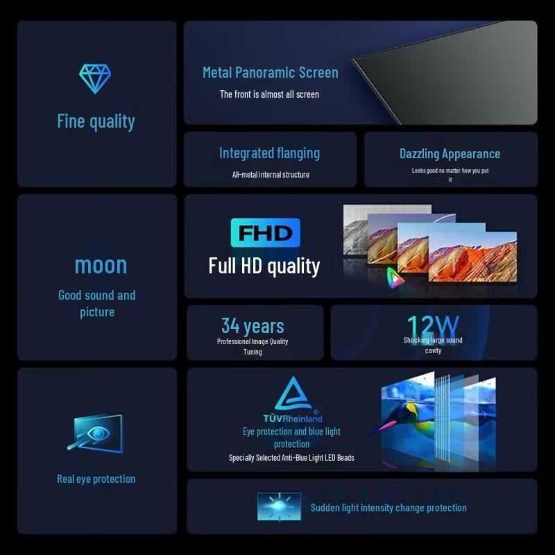 Skyworth 43-inch Full HD Smart TV with Eye Protection CN plug (adapter included)