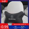 GLC GLB 1 szt. Zagłówek fotelika samochodowego Siedzenia z zamszu Podpórka pod głowę Poduszka na szyję Dla Mercedes Benz AMG W204 W205 W203 W211 W212 W213 W201 W2