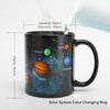 New Ceramic Cups Changing Color Mug Milk Coffee Mugs Gifts Student Breakfast Cup Star Solar System Mugs