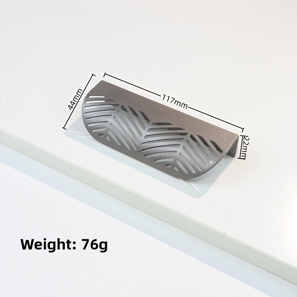 Curved Grip Drawer Pull Handle Zinc Alloy Cupboard Door Handle Furniture Hardware