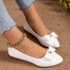 Women Casual Flats Shoes New Bow Elegant Walking Shoes Women Spring Designer Loafers Brand Retro Dress Soft Sole Sneakers Women
