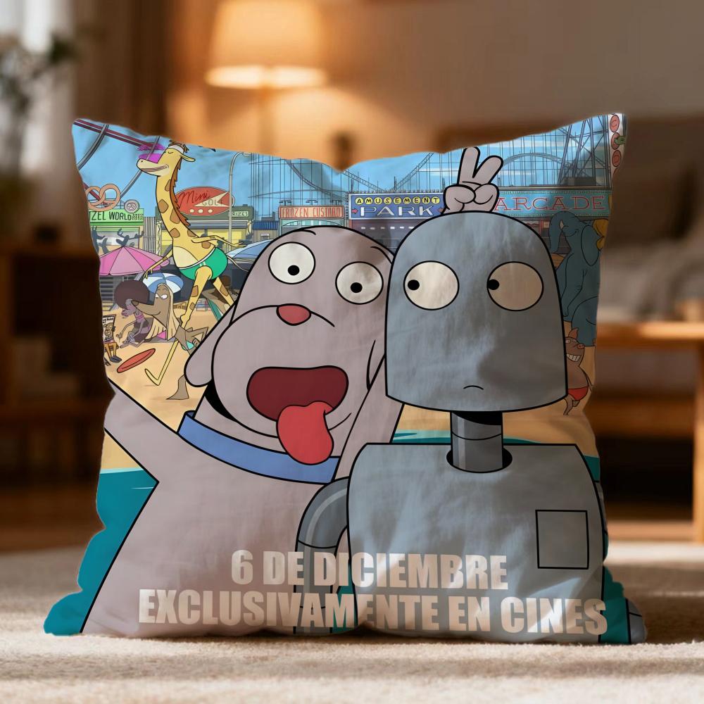 Popular RRobot Dreamsed Cushion Cover Soft Washable Pillow Case Multi-Scene for Couch Bed Travel Office Use