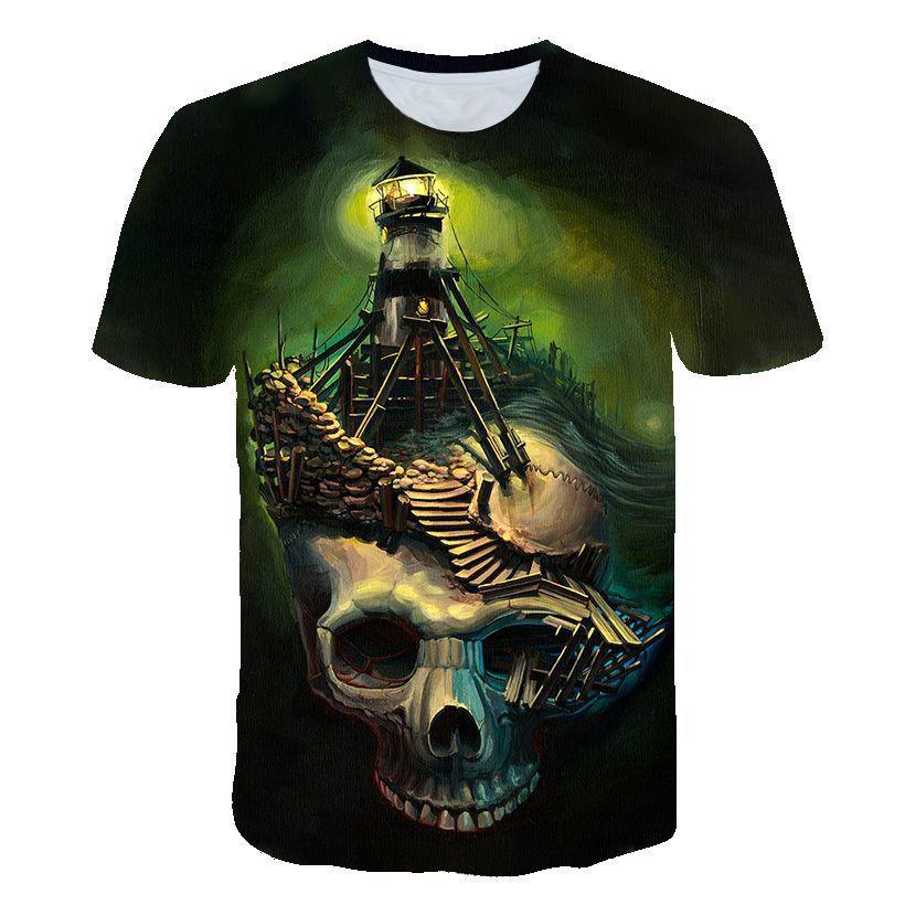Men O Neck Short Sleeve Tops Man Tiger Animal Pattern Summer 3D Digital Print T Shirt Plus Size