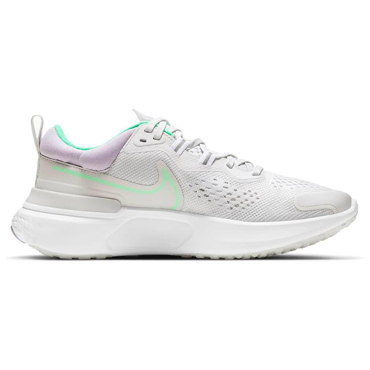 New Nike React Miler 2 Platinum Tint Green Glow Women's CW7136-002