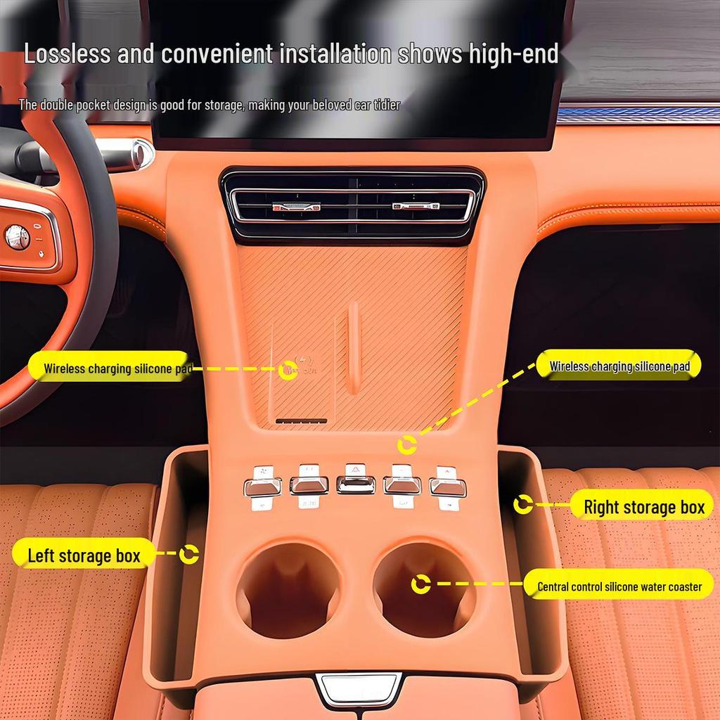 Silicone Gear Shift Protection Pad for Jetour X70L & ShanHai L7plus Console Accessories