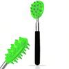 Extendable Cactus Back Scratcher with 1/4-inch & 1/2-inch Spikes, Retractable One-Hand Itch Stick for Men & Women, Durable PVC