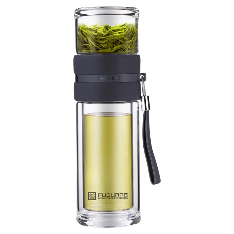 Fuguang High Borosilicate Tea Infuser Glass Bottle