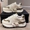 Fashion Women's Shoes 2024 Autumn New Vintage Platform Sneakers Versatile Thick Sole Colored Street Casual Shoes Zapatillas Mujer