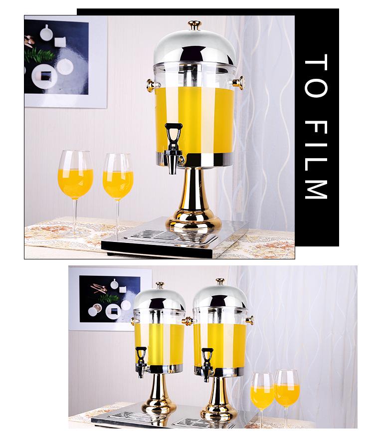 Stainless Steel Cold Drink & Juice Dispenser with Faucet