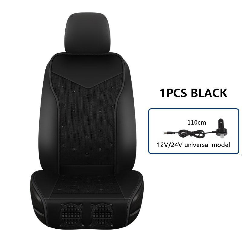 Przewód powietrzny Poduszka na siedzenie do wentylacji samochodu Na lato Nadmuchująca i chłodząca 12V 24V Uniwersalna Z wentylatorem Oddychająca podkładka chłodząca