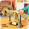 76968 Park T-Rex Fossils Christmas Birthday Gift Model 3145Pcs Assembling Brick Children Educational Toy