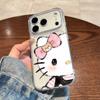 Applicable to Apple 17promax mobile phone case, new iPhone16 cute kt cat 15 transparent 14 premium sense cover