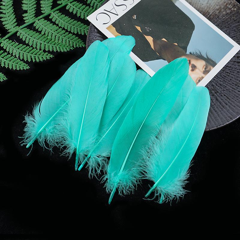 50 Colored Goose Feathers for DIY Dreamcatchers and Art Projects