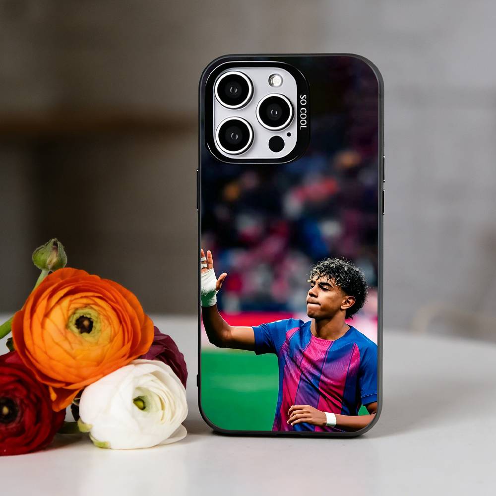 Custodia per Telefono L-Lamine Y-Yamal Per iPhone 17,16,15,14,13,12,11 Plus,Pro Max,XS,Colorata Argento Custodia per Telefono Funda Cover