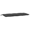 VidaXL Garden Bench Cushion Anthracite Mixed 120x50x7 Cm Fabric, Cushion, Bench Cushion, Garden Cushion, Cushion 4002541