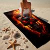 Day Of The Dead Skull Beach Towel, Super Soft Microfiber, Gift for Her/Him, Birthday, for Pool, Beach, Travel, Home Decor Fan gifts
