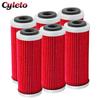 4/6pcs Cyleto Motorcycle Oil Filter for KTM SX SXF 250 EXC 350 450 505 400 530 for Husaberg FE250 FE350for Husqvarna FC FX FE FS