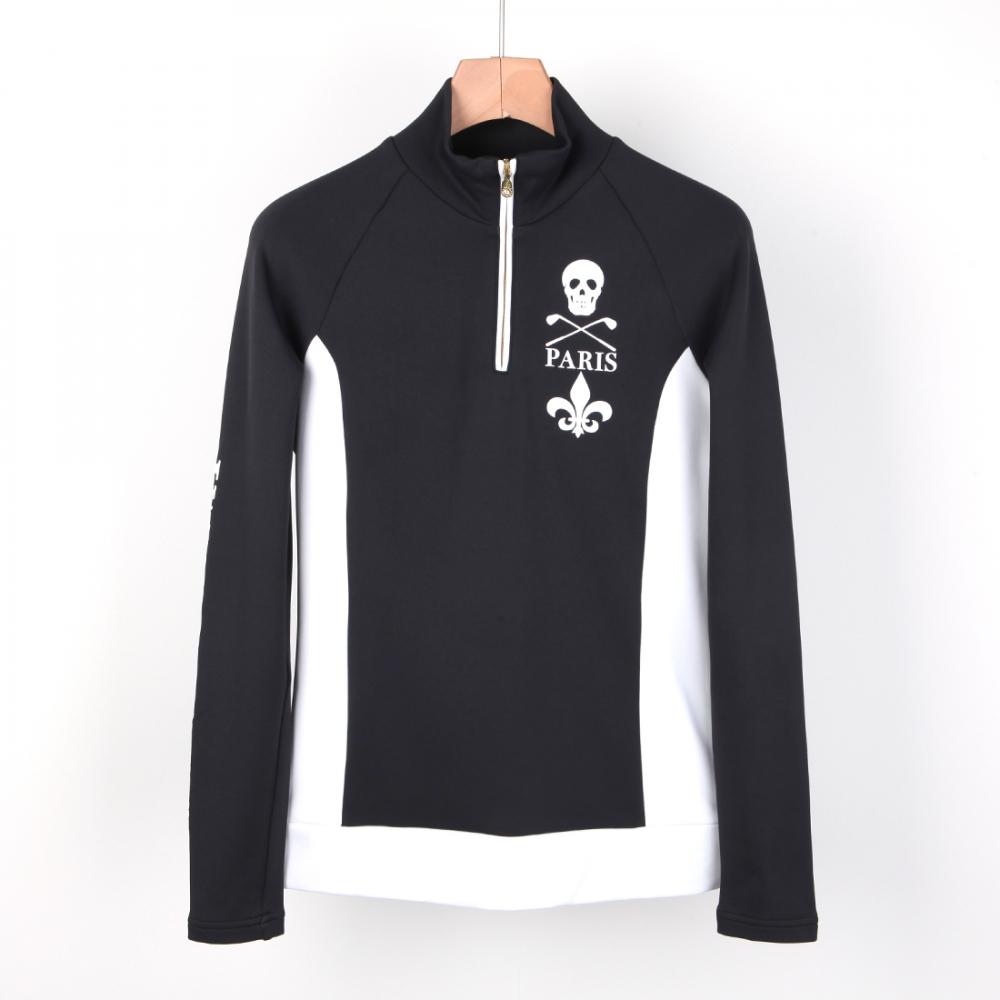 

Женская футболка Mark Rona Golf Top Atlas до половины молнии 22FW, черная, MLW2DAC06BLACK