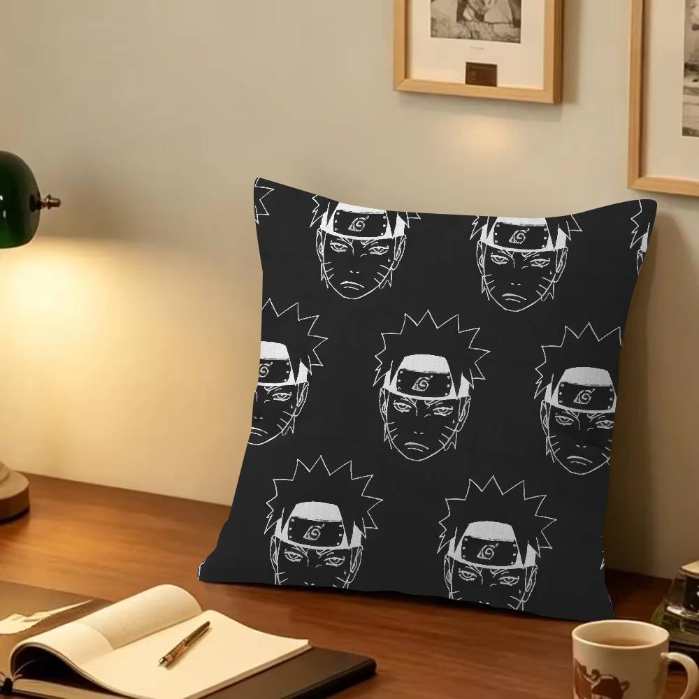 NARUTO black Pillow Anime Pillow Sofa Bed Head Pillow Cover Cushion Cover Fashion