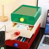Stackable Cosmetics Storage Box Dopamine Stationery Storage Rack Desk Organizer Box  Home Office