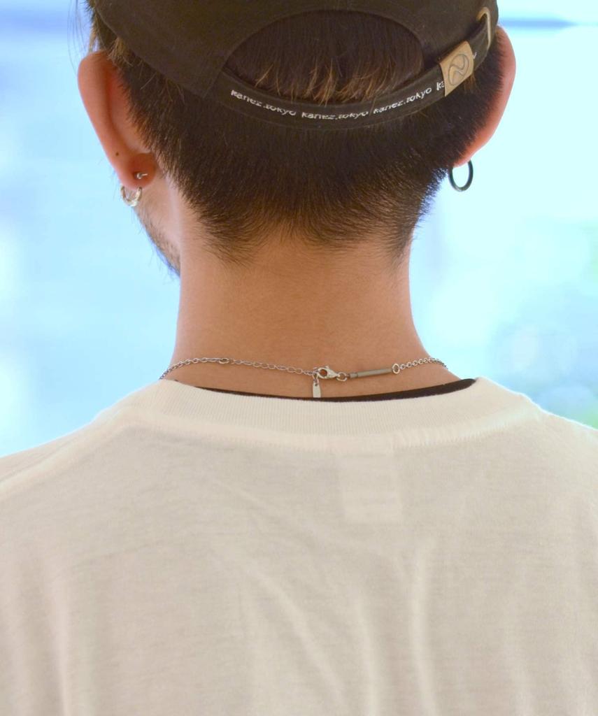 LION HEART Chirurgischer Edelstahlkette Kihei 119581001SLVFREE [LION HEART] Halskette, Azuki, 50cm, 55cm, Schlank, 03NC0025, Farbe Silber/Größe