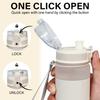 1pc BPA-Free Plastic Water Bottle with Lid and Strap-Ideal for Hiking, Fitness, and Casual Use - Perfect Gift for Father'S Day