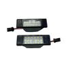 2pcs Number Lights For Nissan Qashqai Juke Micra Versa NV200 Note March Kicks X-Trail White LED Number License Plate Light Lamps License Plate Lights