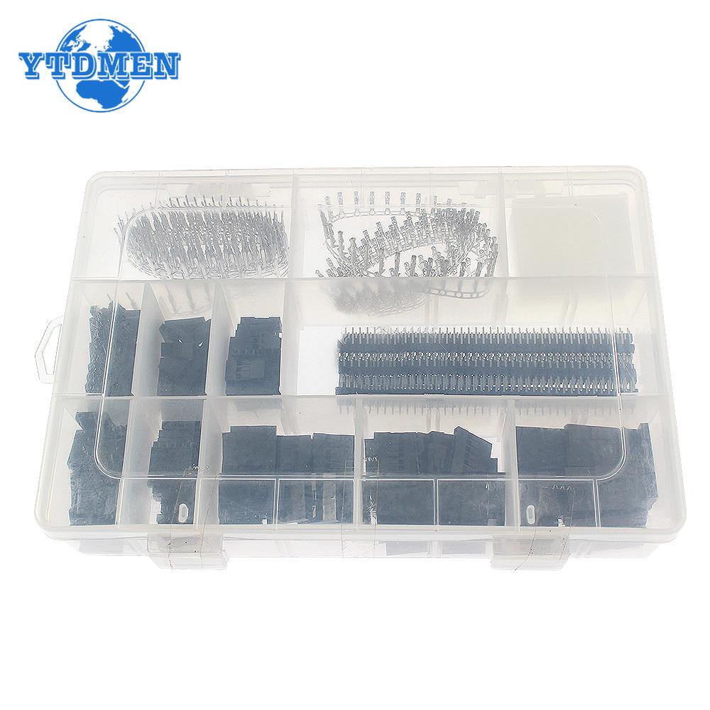 775 BUC Conector Dupont 2.54mm Cablu Dupont Jumper Fir Pin Header Kit Carcasă, Pini Crimp Masculini+Conectori Terminali cu Pini Feminini