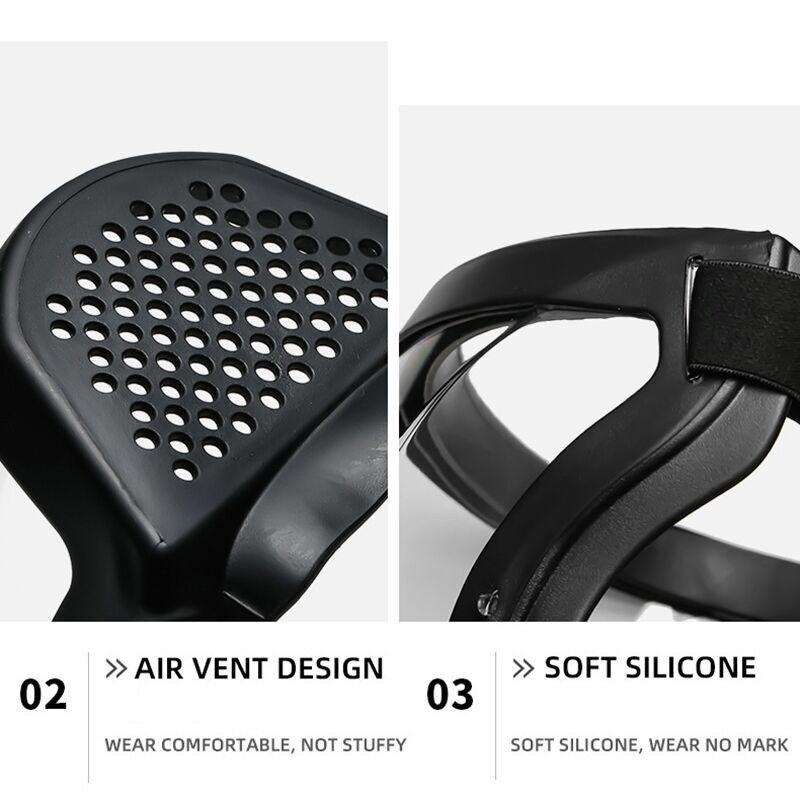 Transparent Full Faceshield Reusable Dustproof Anti-fog Mask Kitchen Protection Anti-splash Mask