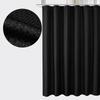 Mildew-proof Plain Waffle Shower Curtain Solid Color Bathroom Partition Curtain  Hotel