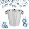 Kinghoff KH-2067 Stainless Steel Champagne and Wine Ice Bucket, 22 Cm