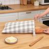 Bread Bag Large Beeswax Lining And Cotton Natural Bread Storage Bag Keeps Bread Fresh Longer Breathable Moisture Barrier Reusable Bread Keeper