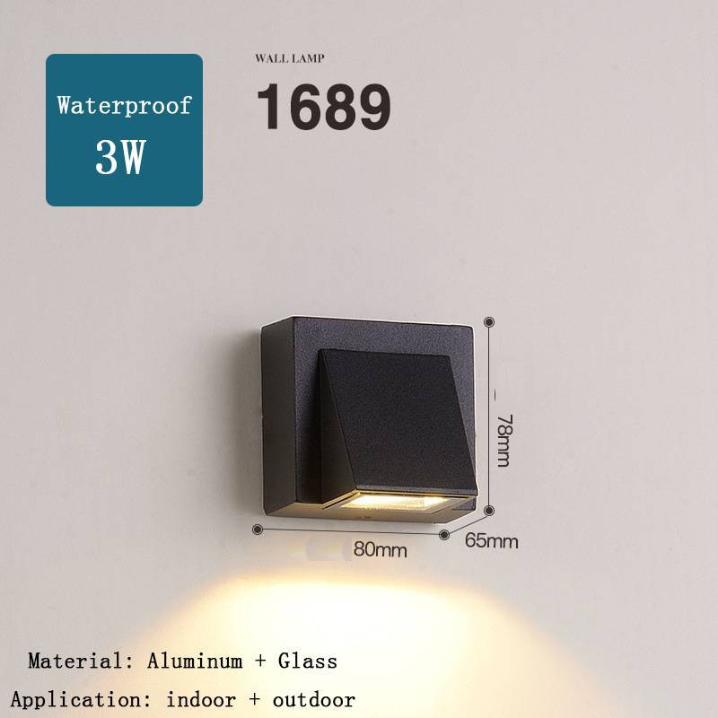 Adjustable Beam Angle Waterproof IP65 Wall Lamp LED Nordic Modern Lights Outdoor Garden Gate Balcony Courtyard Wall Light