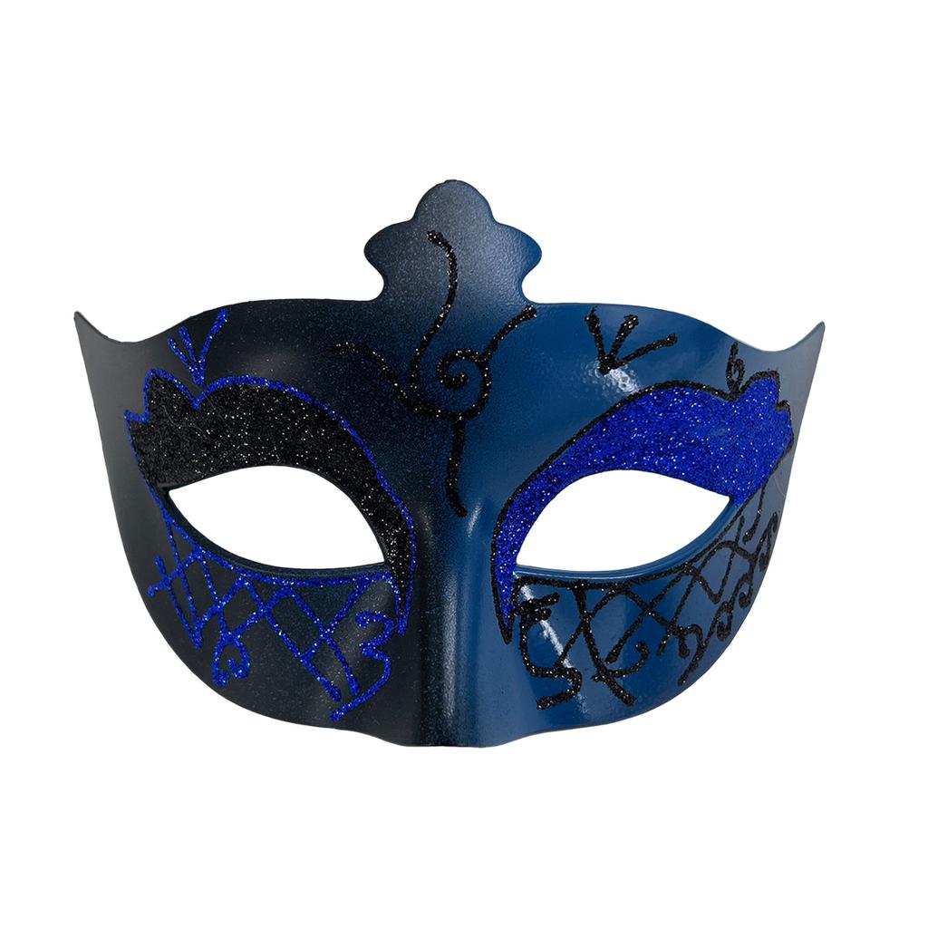 Roman Party Mask Glitter Masquerade Party Mask Glitter Hand-Painted Mask Comfortable For Themed Event Bar Event Venetian