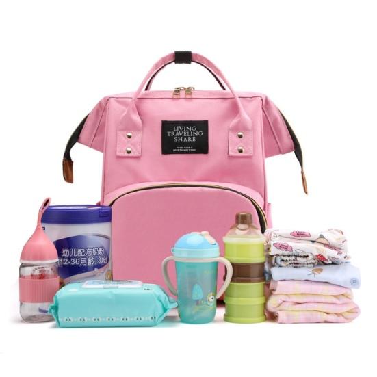 Vanntett glidelås Reise Mamma Ryggsekk Uformell baby pleie bleie bag veske