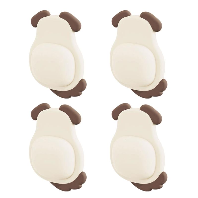 14mm Thick Anti Collision Door Stoppers Soft Rubber Wall Protectors Strong Adhesive Door Guard Easy Installation