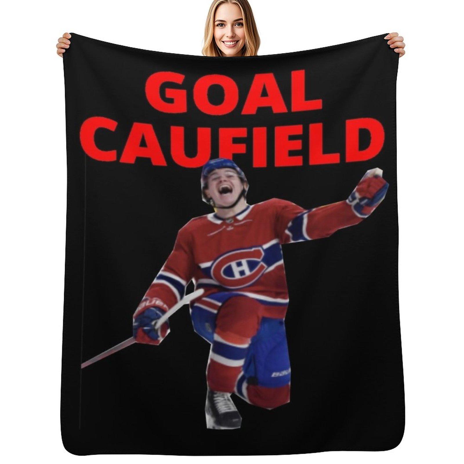 GOAL CAUFIELD Throw Blanket Soft Warm Blanket Gift for Men Women Adults Size: 75*100cm, Weight: 230 GSM