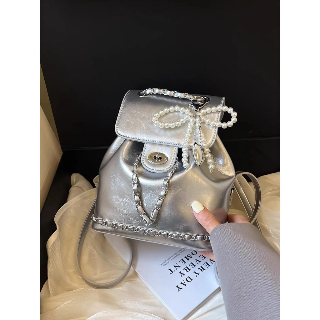 Wholesale Ins Style Niche Women's 2025 New Autumn and Winter Fashion Commuter Backpack Travel Bag Shoulder Bag