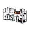 Stainless Steel Wall-Mounted Kitchen Shelf