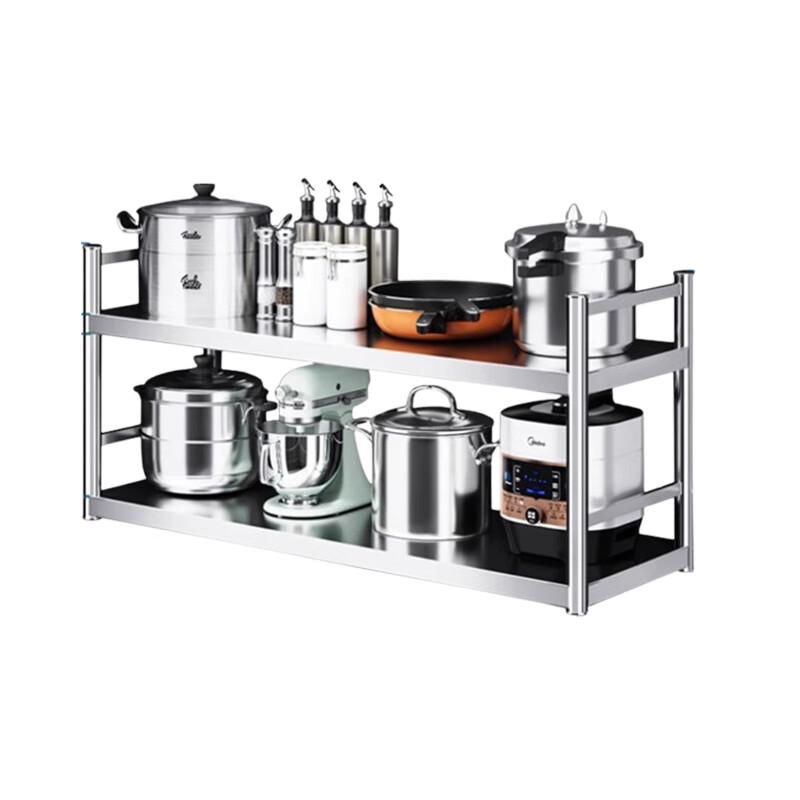 Stainless Steel Wall-Mounted Kitchen Shelf
