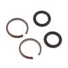 Pousbo 1/2" Retaining Ring Clip With O-Ring For Impact Wrench Socket Retainer Rings Socket Retaining Drive Friction Rings Part